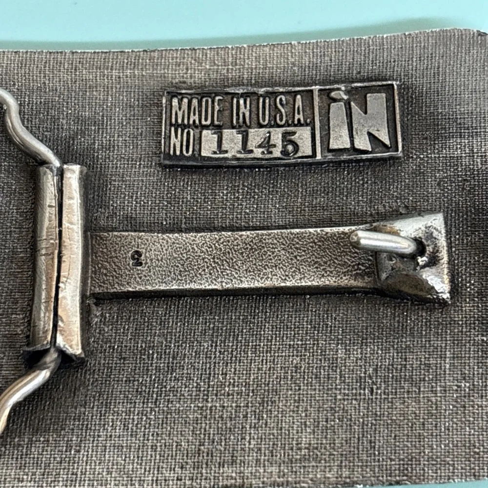 Vintage 1970s Triumph TR7 Car Belt Buckle 3 1/2